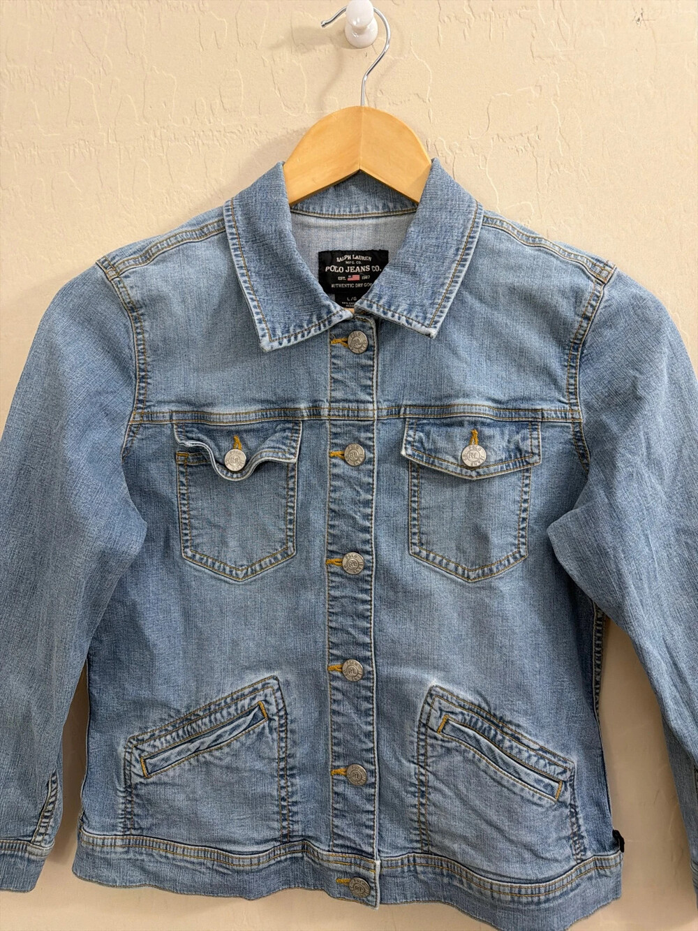 Ralph Lauren denim jacket Junior Sz L